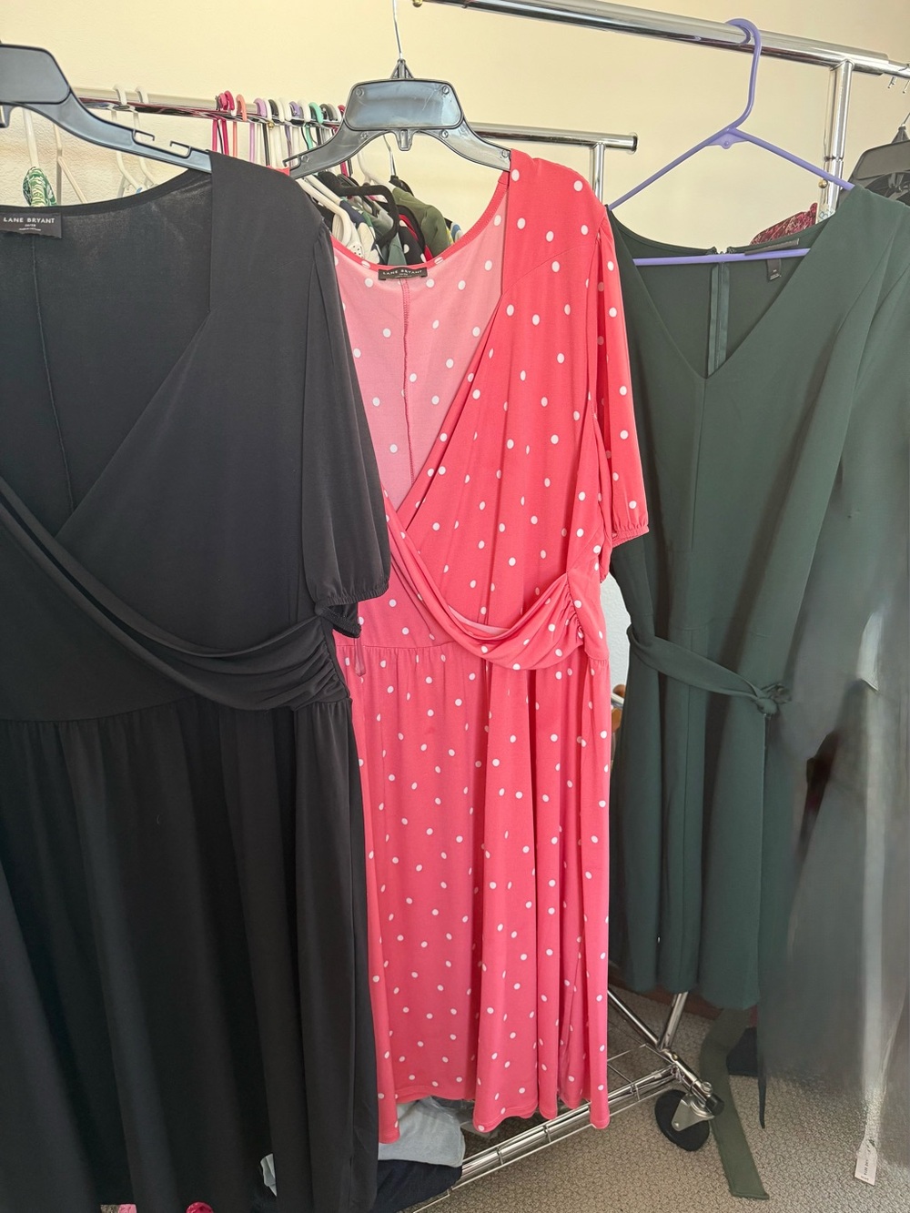 Bundle of 3 Lane Bryant Wrap and Lena Midi Dress